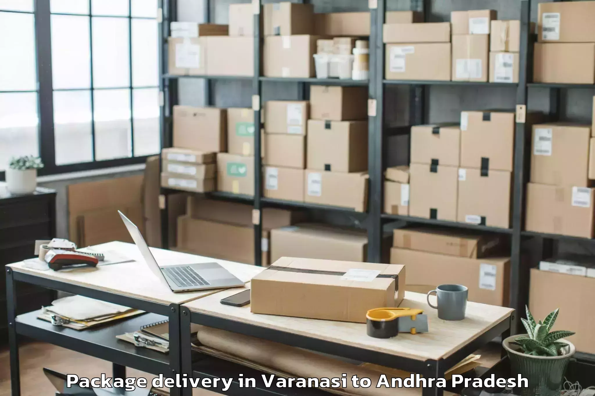 Quality Varanasi to Atreyapuram Package Delivery